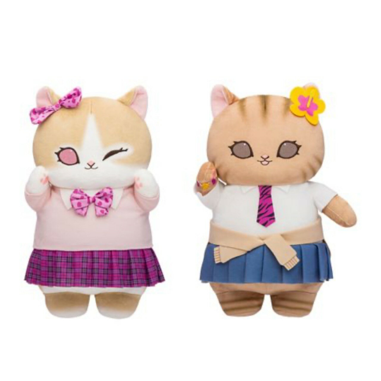 【未使用】 mofusand コギャル にゃん BIG ぬいぐるみ 2種セット アミューズメント 専用景品