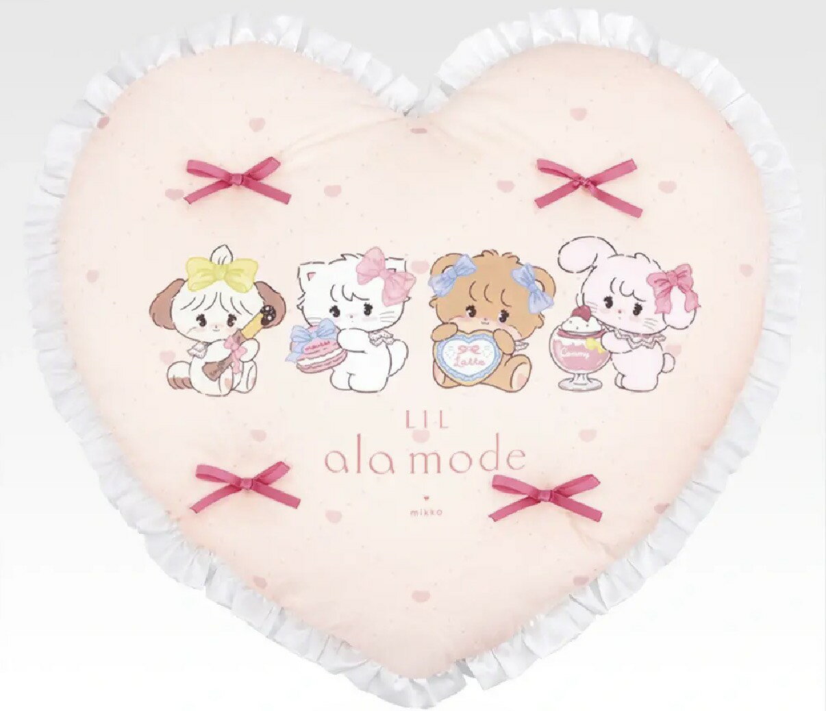 [미사용] 이치 반 쿠지 Lil ala mode Sweets Dresser A 상 하트 프릴 쿠션