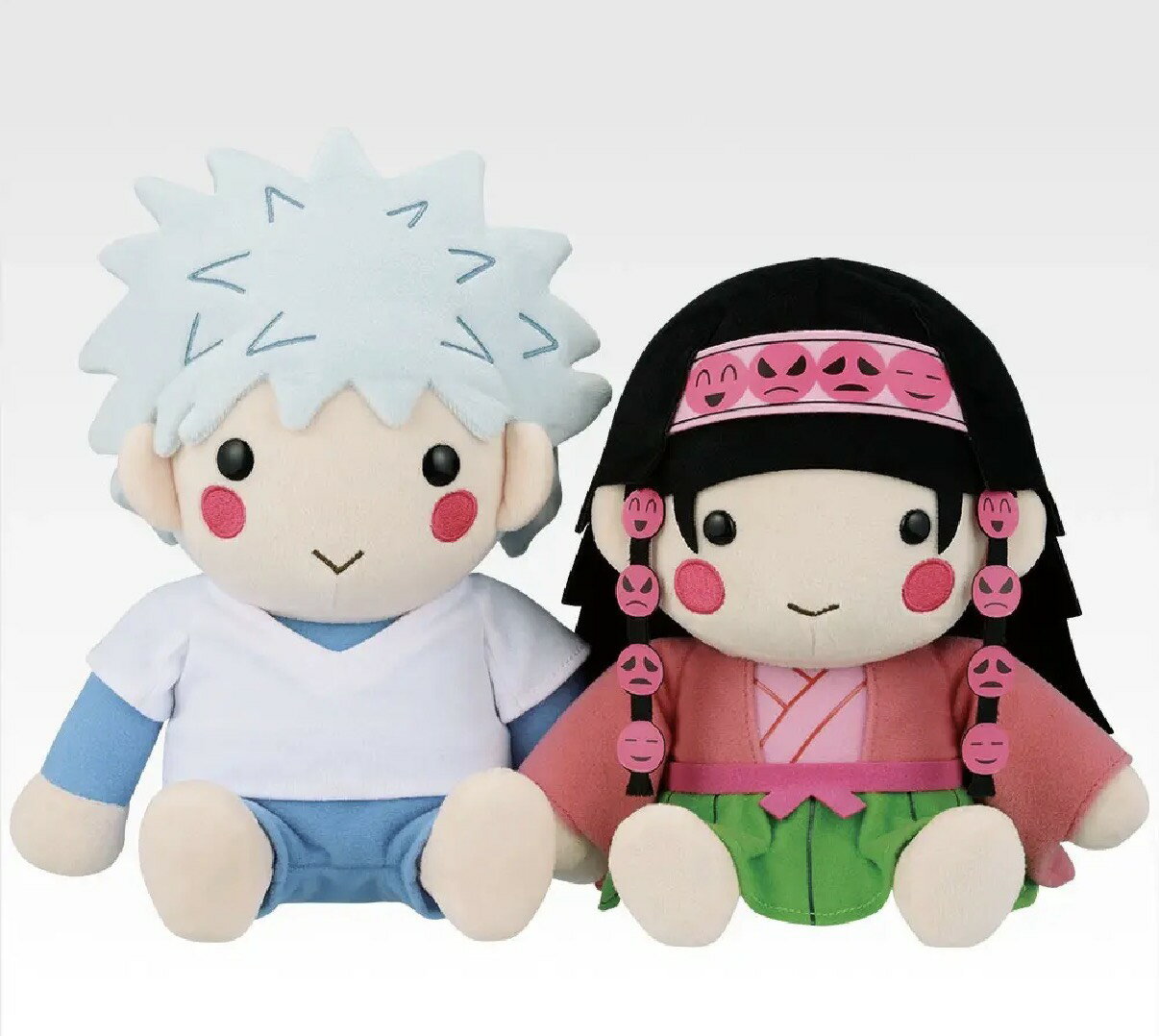 [미사용] 이치 반 쿠지 HUNTER × HUNTER ZAOLDYECK FAMILY A상 키루아 & 아루카 봉제인형 세트