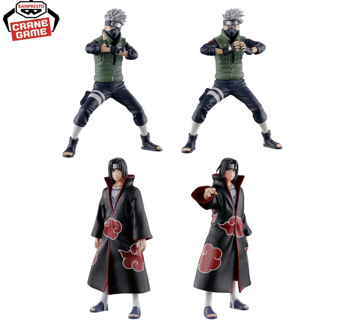  NARUTO ナルト 疾風伝 Figuno-HATAKE KAKASHI ＆ UCHIHA ITACHI はたけカカシ うちはイタチ アミューズメント 専用景品