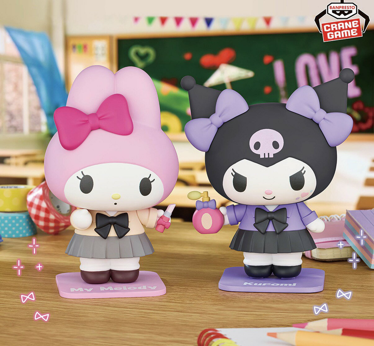 【未開封】 サンリオ キャラクターズ コスプレ フィギュア コレクション マイメロディ クロミ アミューズメント 専用景品