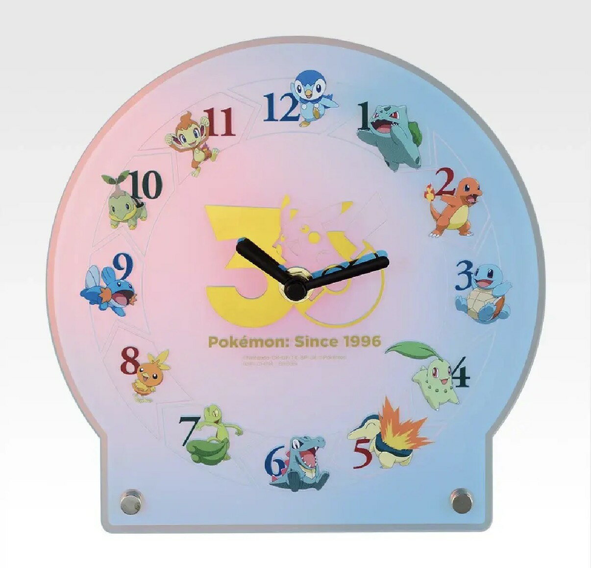 [미개봉] 이치 반 쿠지 Pokemon 30th ANNIVERSARY vol.1 A상 30주년 기념 아크릴 시계