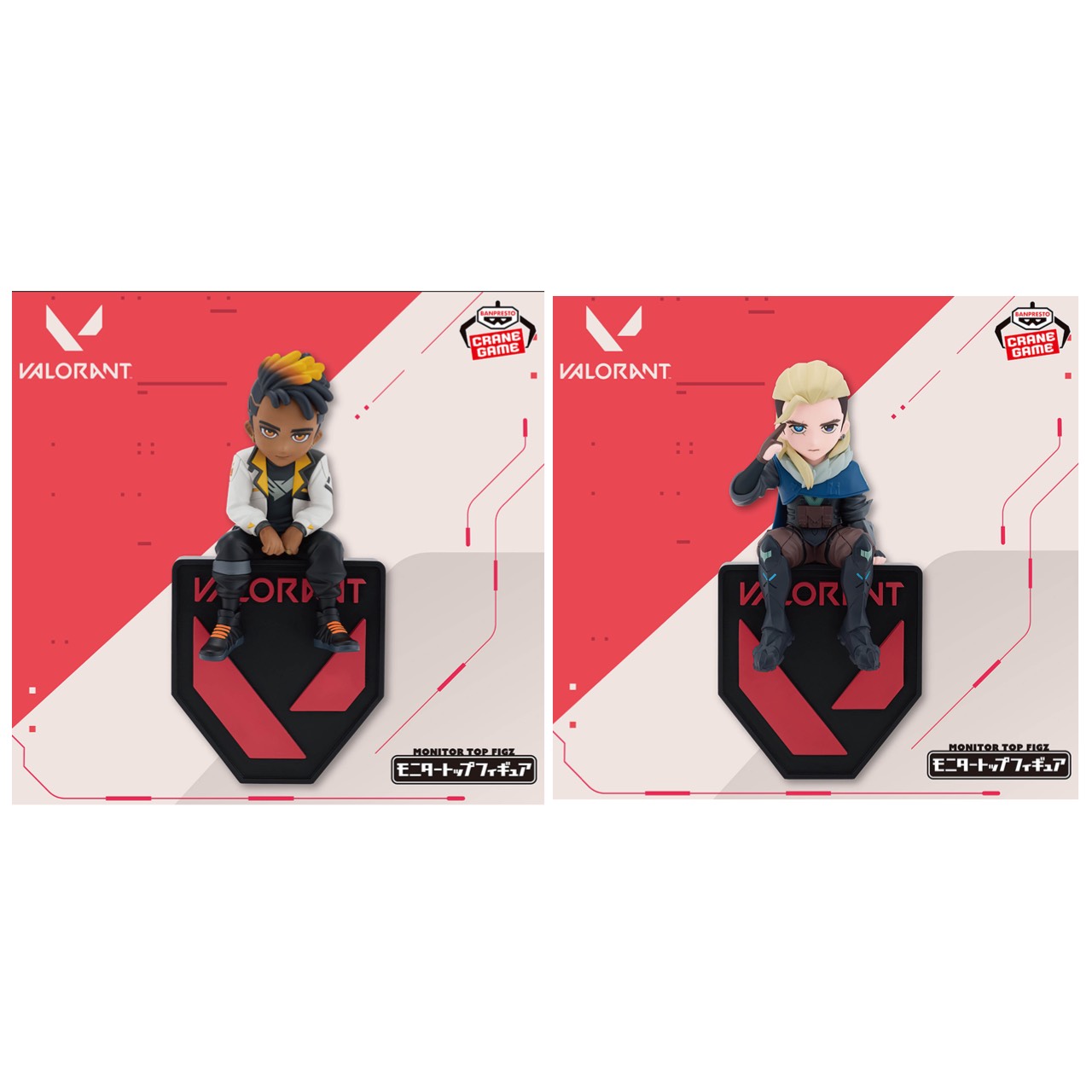 【未開封】 VALORANT モニタートップフィギュア フェニックス ソーヴァ 2種セット アミューズメント 専用景品