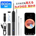 【73%OFF&クーポンで2,280円】 耳かき カメラ 800万画素 耳スプーン みみかき LEDライト 耳掃除 スコープ 耳鏡 イヤースコープ 1296P ...