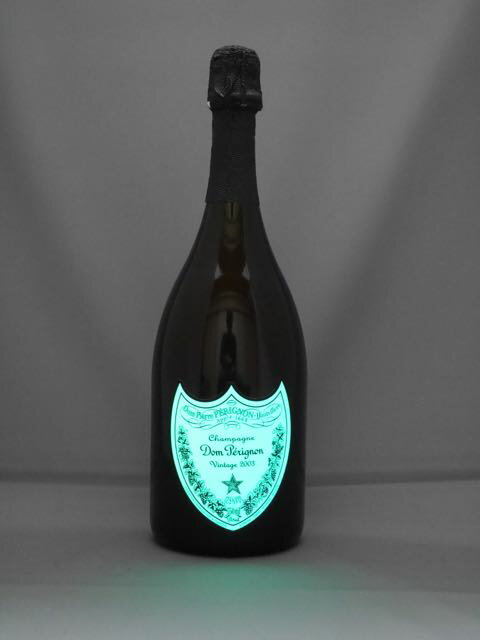 【ルミナスボトル】ドンペリニヨン 白 2003年 750ml 正規品 （箱なし）