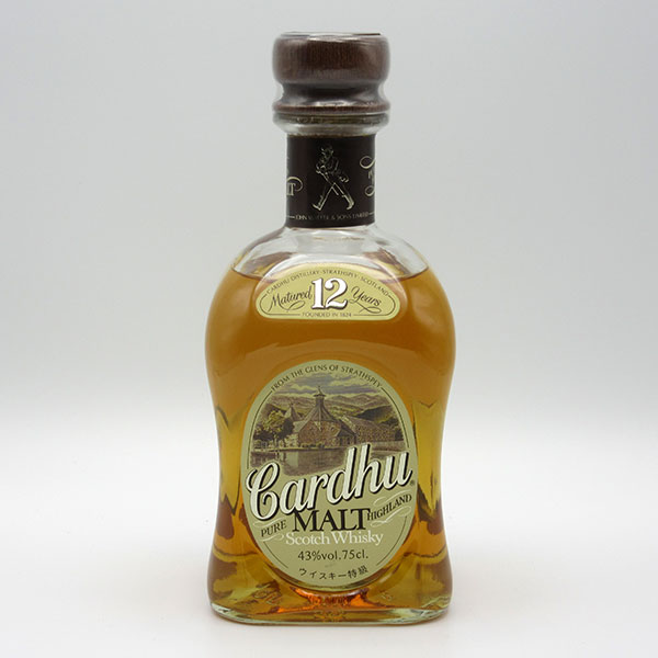 CARDHU 【レトロ：特級従価表示】Cardhu（カーデュ） 12年 43度 750ml 正規品 （箱なし）