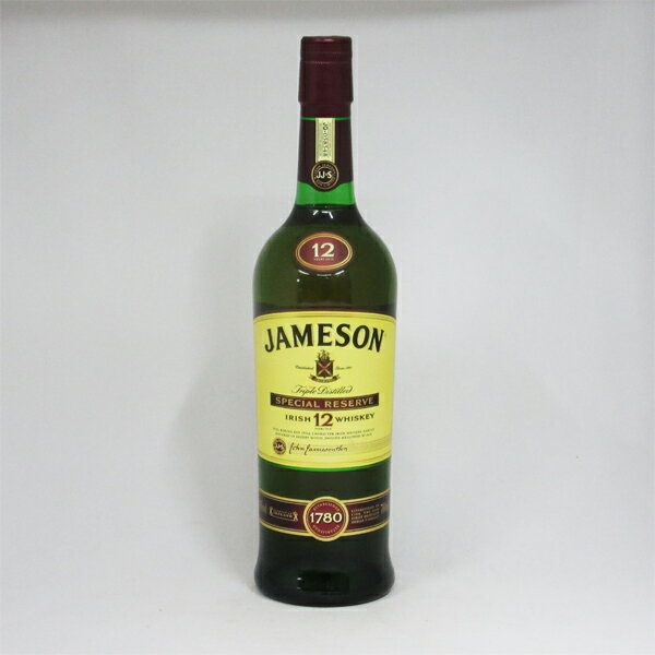 アイリッシュウイスキー ジェムソン 12年 40度 700ml 正規品 （箱なし）