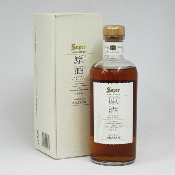 【レトロ】スーパーニッカ 原酒 55.5度 500ml （専用化粧箱入）