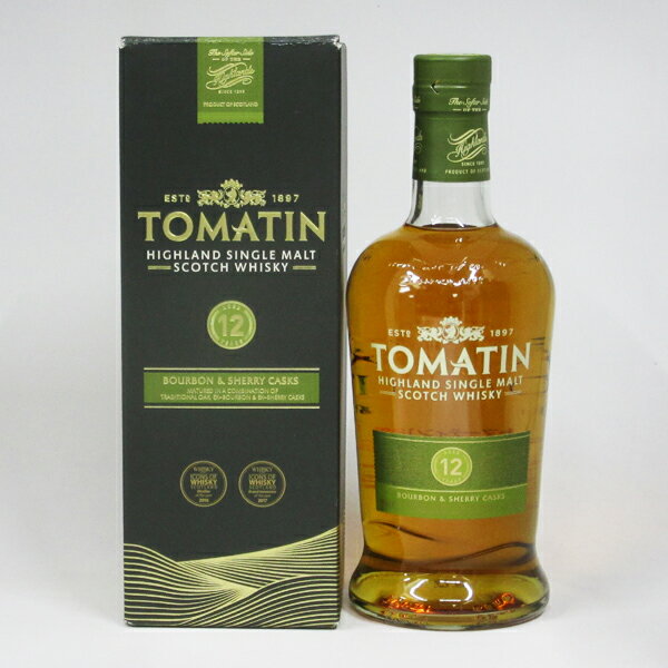 TOMATIN トマーティン12年 43度 700ml 正規品 （専用BOX入）