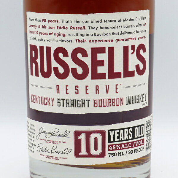 ラッセルズリザーブ10年 45度 750ml 正規品 （RUSSEL'S RESERVE）