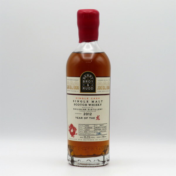 【BB＆R：シングルカスク】ダルユーイン11年 2012-2023 オロロソシェリーフィニッシュ 55.3度 700ml （箱なし）