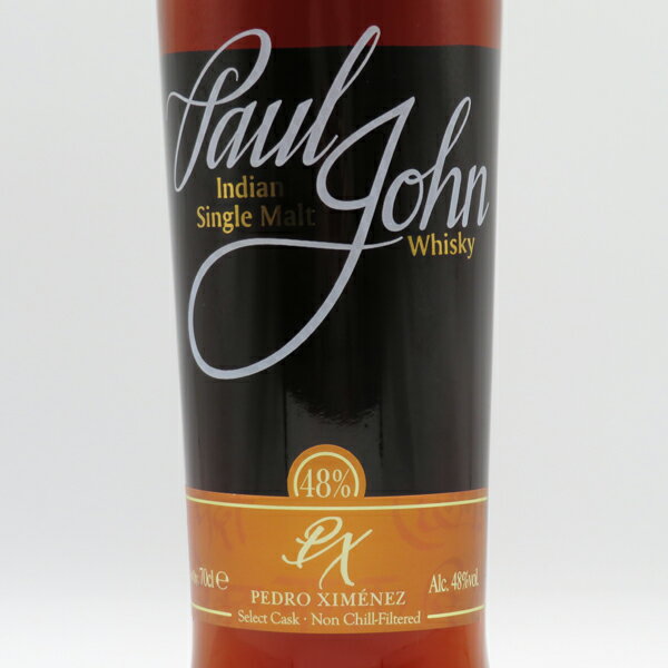 インディアン シングルモルトウイスキー ポール・ジョン ペドロヒメネス 48度 700ml 正規品 （専用BOX入）