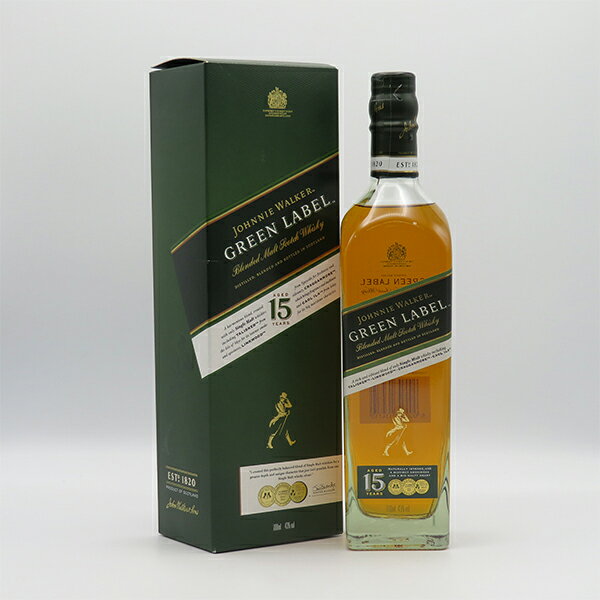 ジョニーウォーカー15年 グリーンラベル 43度 700ml （専用BOX入）