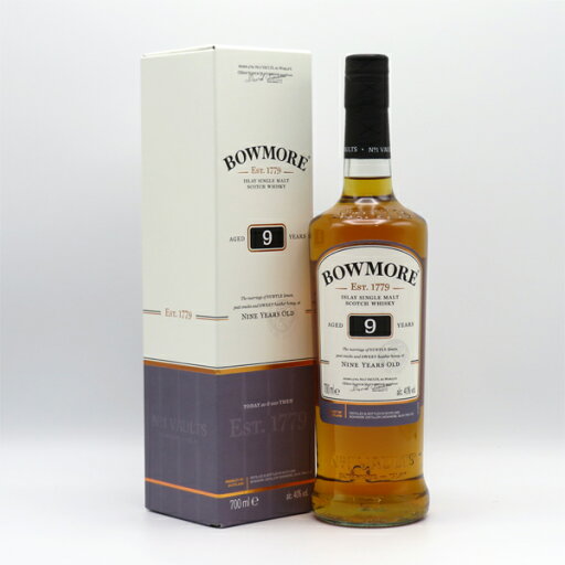 ボウモア9年 40度 700ml 並行品 (専用BOX入) ボウモア9年 40度 700ml 並行品 (専用BOX入)