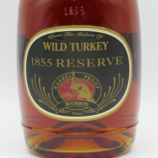 【レトロ】ワイルドターキー 1855 RESERVE Barrel Proof 55度 750ml 並行品 （箱なし）