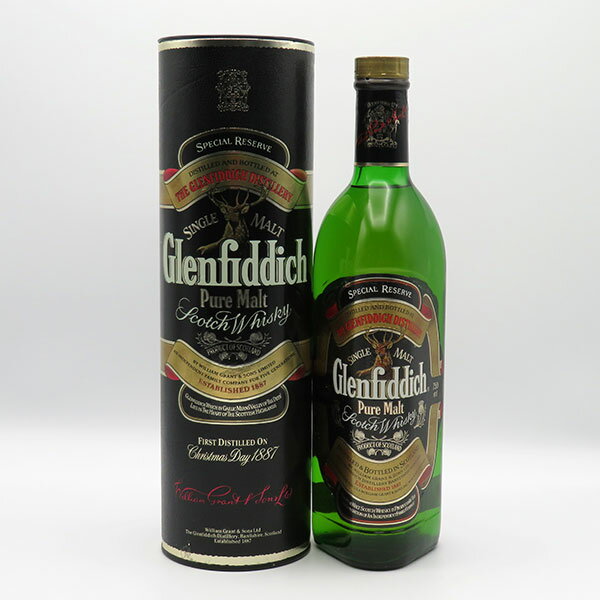 GLENFIDDICH 【レトロ：特級表示】【SPECIAL OLD RESERVE表記】グレンフィディック ピュアモルト 43度 750ml 並行品 （専用缶入）