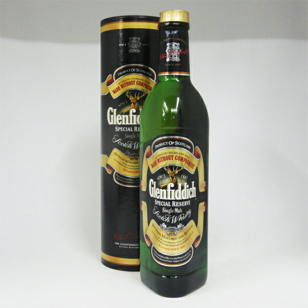 【レトロ】【PRODUCT OF SCOTLAND：シングルモルト表記】グレンフィディック スペシャルリザーブ 40度 700ml 正規品 （専用BOX入）