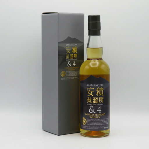 YAMAZAKURA 安積蒸溜所 「&4」 ワールドブレンデッドウイスキー 47度 700ml (専用BOX入) YAMAZAKURA 安積蒸溜所 「&4」 ワールドブレンデッドウイスキー 47度 700ml (専用BOX入)