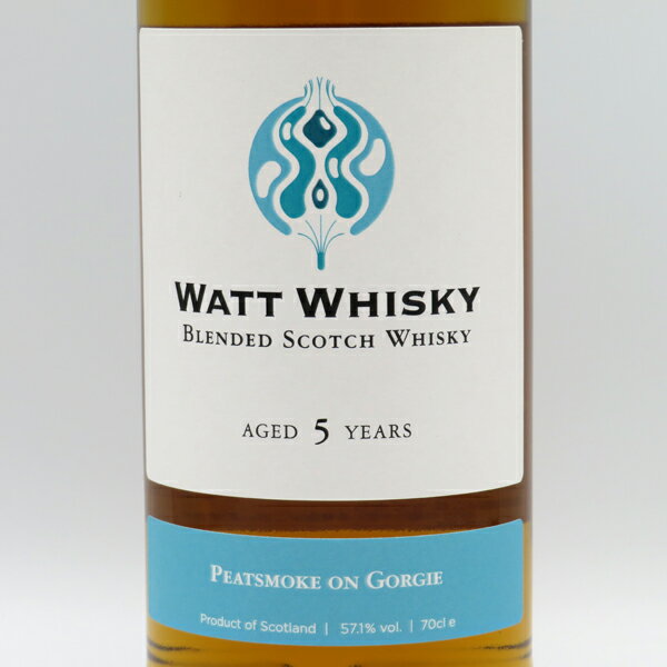 【ワットウイスキー（Watt Whisky）】 ピートスモーク オン ゴージー 5年 ブレンデッド 57.1度 700ml