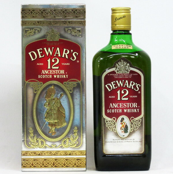 【レトロ：特級表示】デュワーズ アンセスター 12年 43度 750ml 正規品 （専用BOX入）