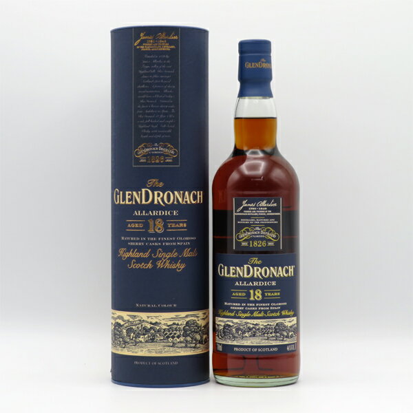 GLENDRONACH グレンドロナック18年 アラダイス 46度 700ml 正規品 （専用BOX入）