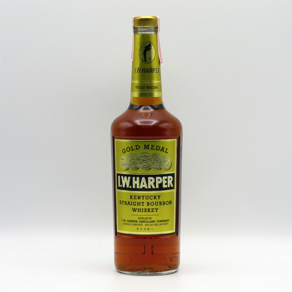 【レトロ:ジャーディン】IW ハーパー ゴールドメダル 43度 750ml 正規品 (箱なし)
