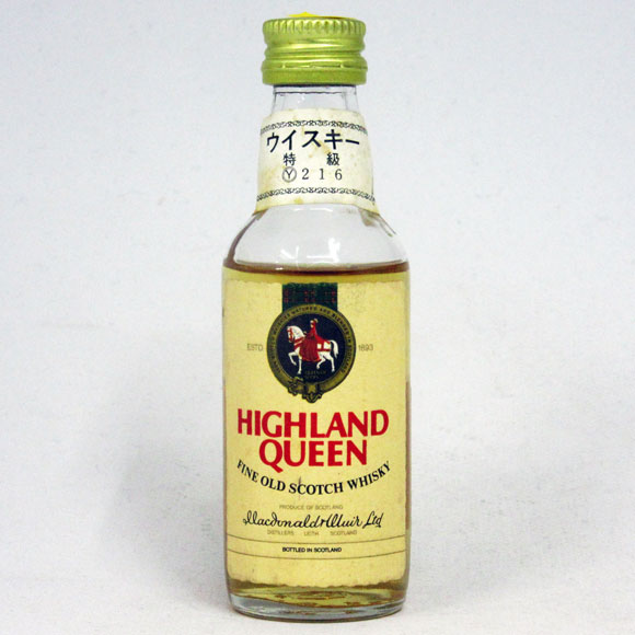 【ミニサイズ】【レトロ：特級表示】ハイランド・クイーン（HIGHLAND QUEEN） 43度 48ml