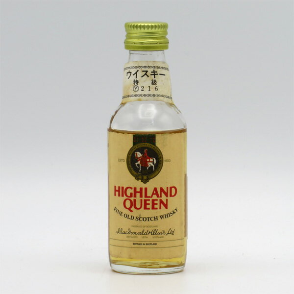 【ミニサイズ】【レトロ:特級表示】ハイランド・クイーン(HIGHLAND QUEEN) 43度 48ml