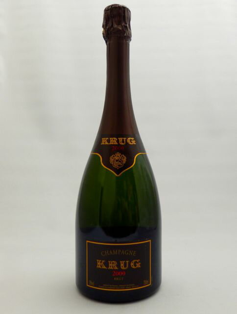 クリュッグ ヴィンテージ 2000年 750ml 正規品 (箱なし)