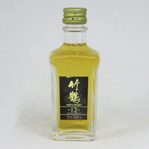 【ミニサイズ】【レトロ】竹鶴12年 角瓶 40度 50ml