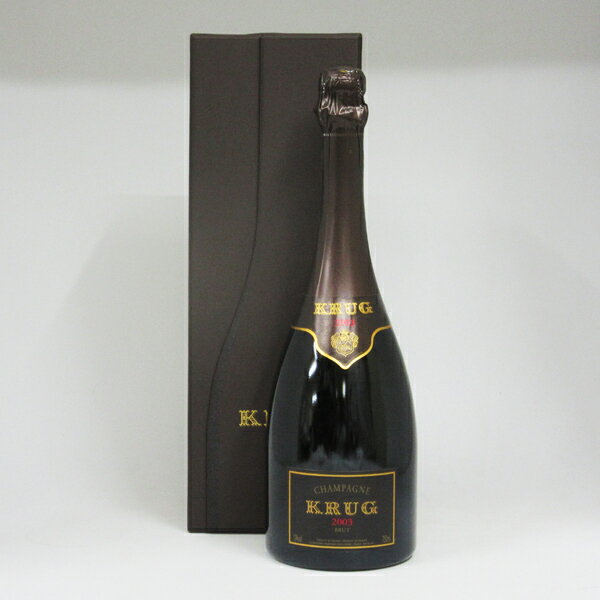 クリュッグ ヴィンテージ 2003年 750ml 正規品 (専用化粧箱入り)
