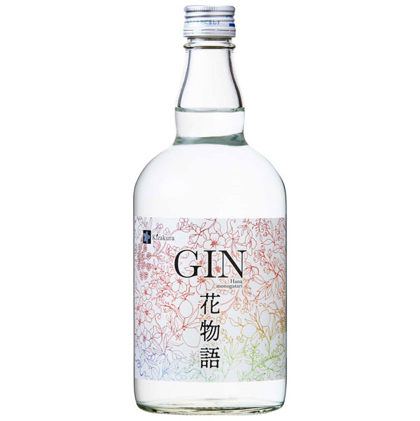 黄桜 花物語 クラフトジン 45度 700ml （箱なし）