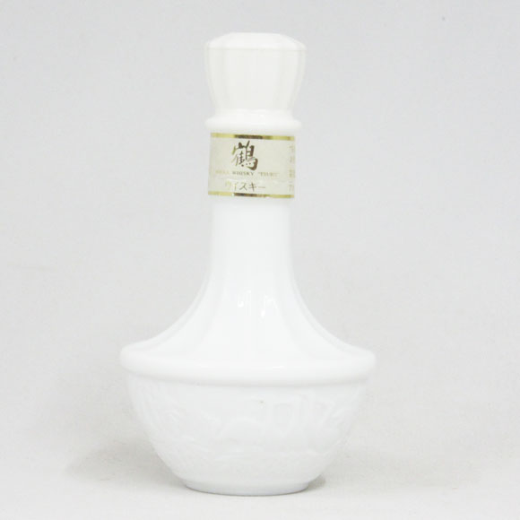 【ミニサイズ】【レトロ】ニッカ 鶴 白陶器 43度 50ml （箱なし）