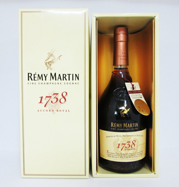 レミーマルタン 1738 アコード・ロイヤル 40度 750ml 正規品 （専用化粧箱入）のサムネイル