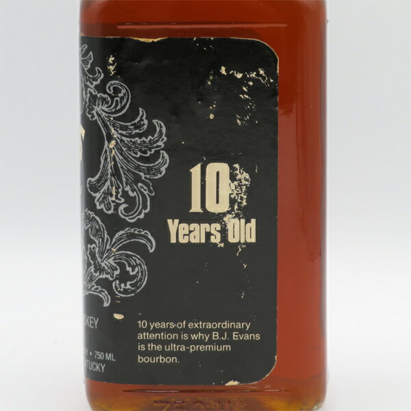 【レトロ】B.J.EVANS（エヴァンス） 10年 サワーマッシュ 43度 750ml 並行品 （箱なし）