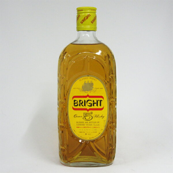 【レトロ：2級表示】オーシャン ブライト（BRIGHT） 5年 39度 720ml