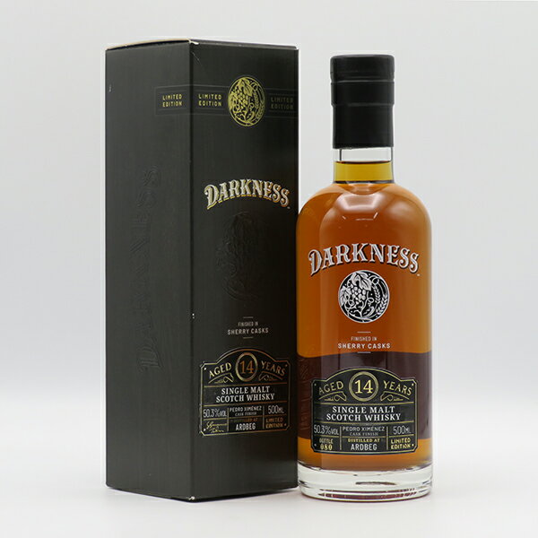 アードベッグ&nbsp;【ダークネス】アードベッグ14年 ペドロヒメネス(PX)シェリーカスクフィニッシュ 50.3度 500ml （専用BOX入）