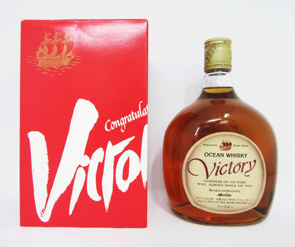 【レトロ】オーシャンウイスキー VICTORY 42度 760ml （専用BOX入）