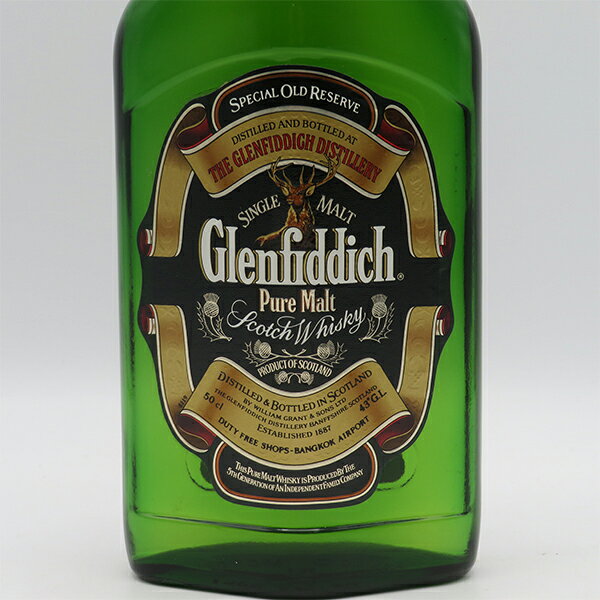 【レトロ：SPECIAL OLD RESERVE表記】グレンフィディック ピュアモルト 43度 500ml 並行品 （箱なし） chuoshuhan-10014378 中央酒販 サンプル画像2