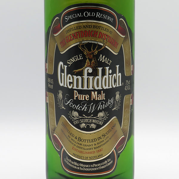 【レトロ：SPECIAL OLD RESERVE表記】グレンフィディック ピュアモルト 43度 750ml...