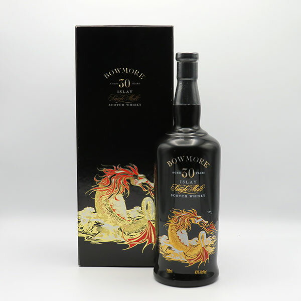 BOWMORE 【レトロ】ボウモア30年 セラミックドラゴン 陶器ボトル 43度 750ml （専用化粧箱入）