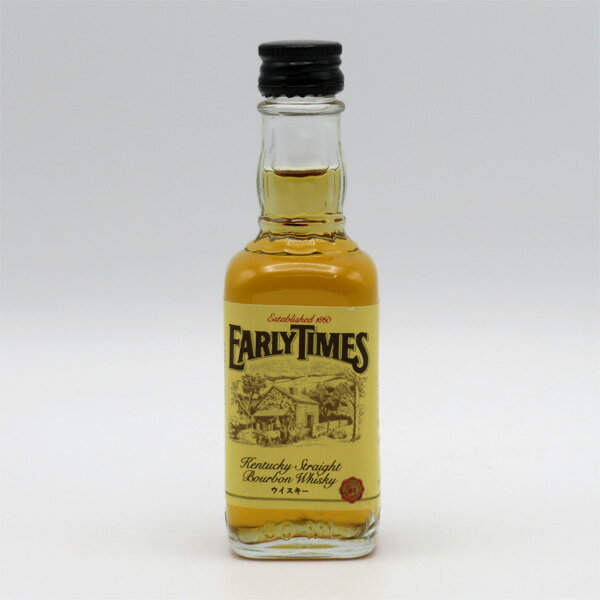 【ミニサイズ】【レトロ：サントリー】アーリータイムズ イエローラベル 40度 50ml 正規品