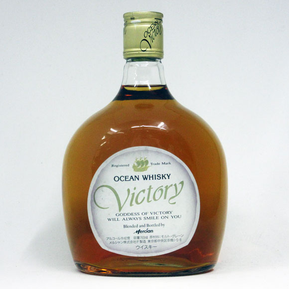 【レトロ】オーシャン ウイスキー VICTORY 42度 760ml （箱なし）