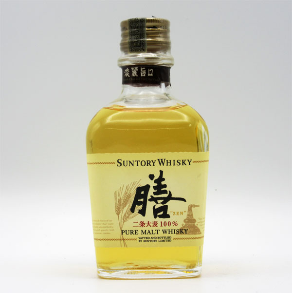 【ベビーサイズ】【レトロ】サントリーウイスキー 膳（ぜん） 40度 180ml