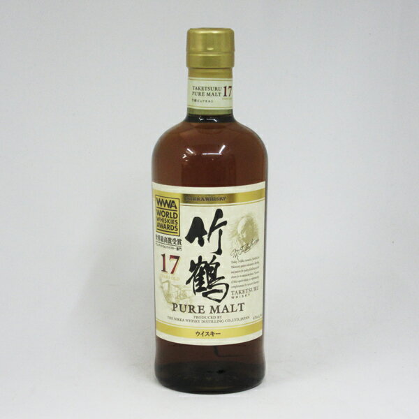 【WWA2014受賞記念ラベル】竹鶴17年 ピュアモルト 43度 700ml （箱なし）