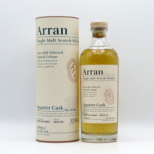 アラン クオーターカスク 56.2度 700ml 正規品 (専用BOX入) アラン クオーターカスク 56.2度 700ml 正規品 (専用BOX入)