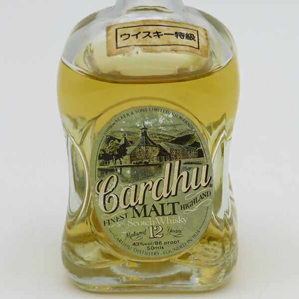 【ミニサイズ】【レトロ：特級表示】カーデュ 12年 43度 50ml 正規品 【B】
