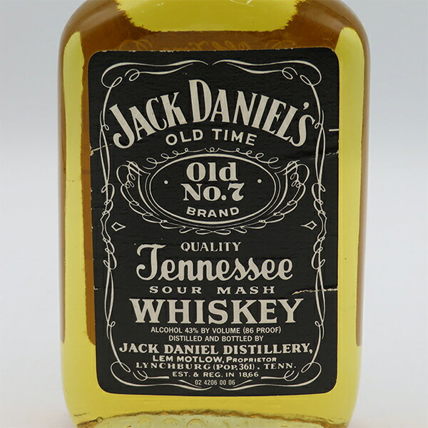 【ベビーボトル】【レトロ】ジャックダニエル ブラック No.7 43度 200ml 並行品 （...