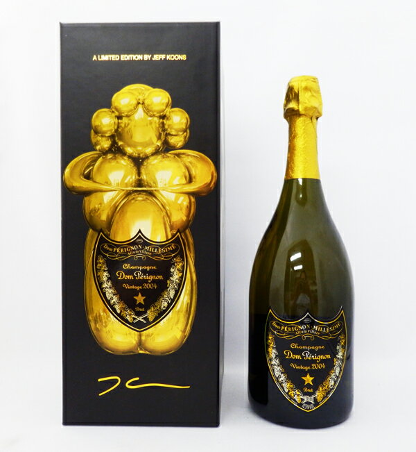 ドンペリニヨン 白 2004年 A LIMITED EDITION BY ジェフ・クーンズ 750ml 正規品 （専用BOX入）