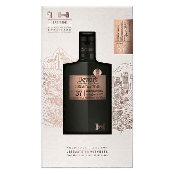 デュワーズ ダブルダブル 37年 48度 500ml 正規品 （豪華木箱入） chuoshuhan-10013917 中央酒販 サンプル画像2